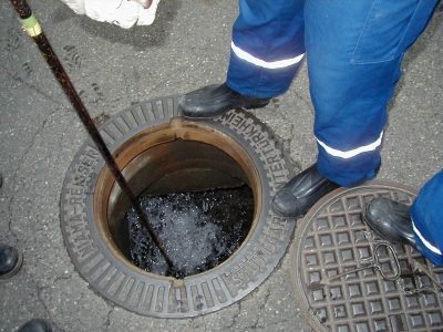 Sewer Drain Cleaning using Sewer camera Inspection